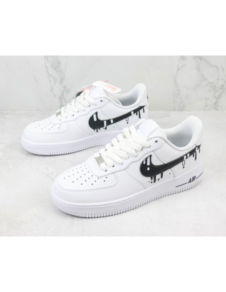 Air Force 1 Goteo Negro: Originalidad y Creatividad en Cada Paso