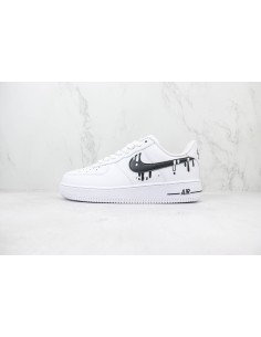 Air Force 1 Goteo Negro: Originalidad y Creatividad en Cada Paso