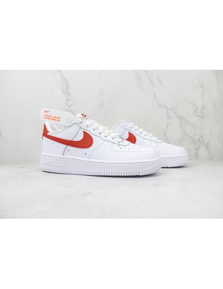 Air Force 1 Low White Team Red: Estilo Clásico | OrenShop