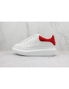 Alexander McQueen Oversized: Blanco y Rojo Lujuria