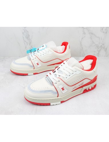 Louis Vuitton Trainer 54 White & Red
