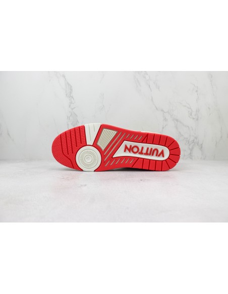 Louis Vuitton Trainer 54 White & Red