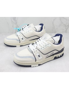 Louis Vuitton Trainer 54 White & Black 2