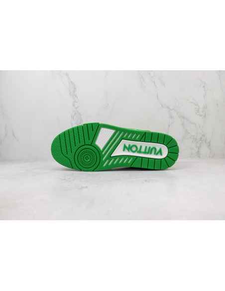 Louis Vuitton Trainer 54 Green & White