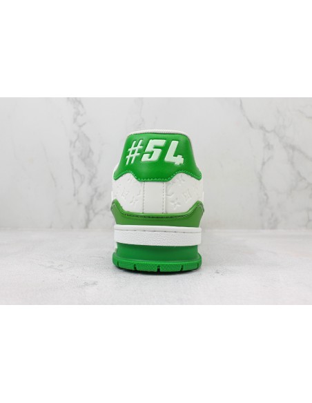 Louis Vuitton Trainer 54 Green & White