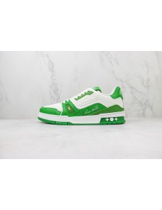 Louis Vuitton Trainer 54 Green & White
