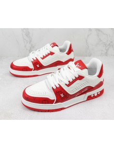 Louis Vuitton Trainer 54 Red & White 2