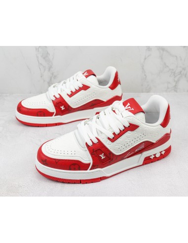 Louis Vuitton Trainer 54 Red & White