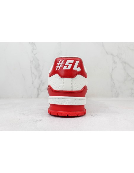 Louis Vuitton Trainer 54 Red & White