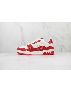 Louis Vuitton Trainer 54 Red & White
