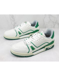 Louis Vuitton Trainer 54 White & Green 2