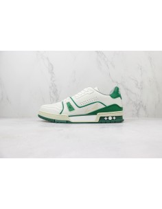 Louis Vuitton Trainer 54 White & Green