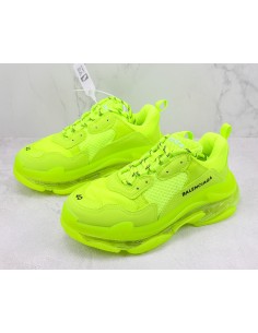 Balenciaga Triple S Clear Sole Fluorescent Yellow 2