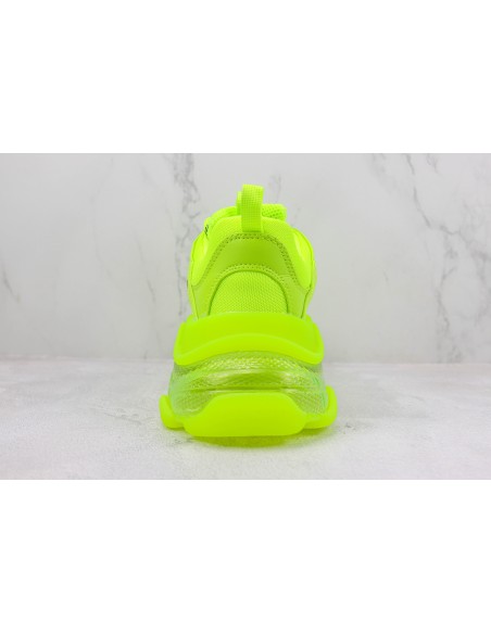 Balenciaga Triple S Clear Sole Fluorescent Yellow