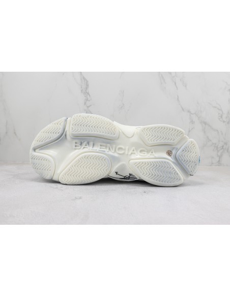 Balenciaga Triple S White Drawing