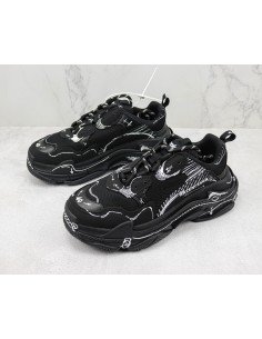 Balenciaga Triple S Black Drawing 2