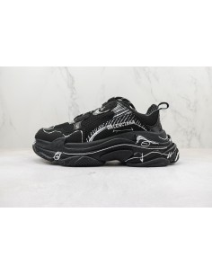 Balenciaga Triple S Black Drawing